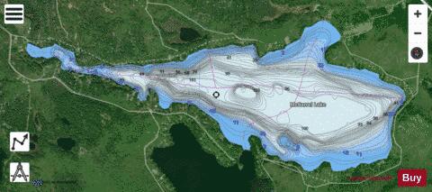 McCarrol Lake depth contour Map - i-Boating App - Satellite