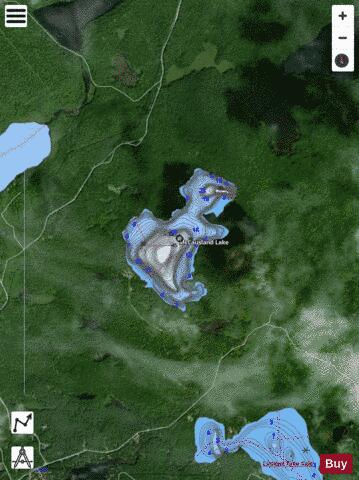 Mccausland Lake depth contour Map - i-Boating App - Satellite
