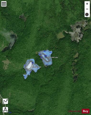 Otherside Lake depth contour Map - i-Boating App - Satellite