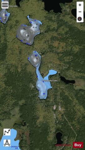 Panagapka Lake depth contour Map - i-Boating App - Satellite