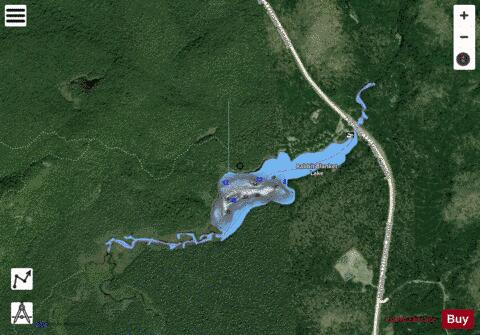 Rabbit Blanket Lake depth contour Map - i-Boating App - Satellite