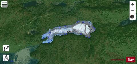 Regal Lake depth contour Map - i-Boating App - Satellite