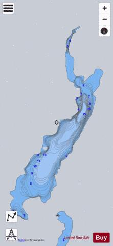 Robinson depth contour Map - i-Boating App - Satellite