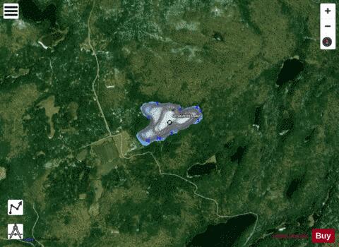 Schavens Lake/Shavings Lake depth contour Map - i-Boating App - Satellite
