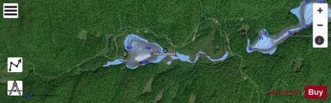 Sward Lake depth contour Map - i-Boating App - Satellite