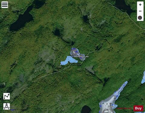 Swordfingal Lake depth contour Map - i-Boating App - Satellite