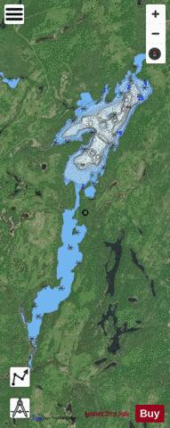 Trapnarrows Lake depth contour Map - i-Boating App - Satellite