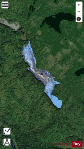 Ukalet Lake depth contour Map - i-Boating App - Satellite