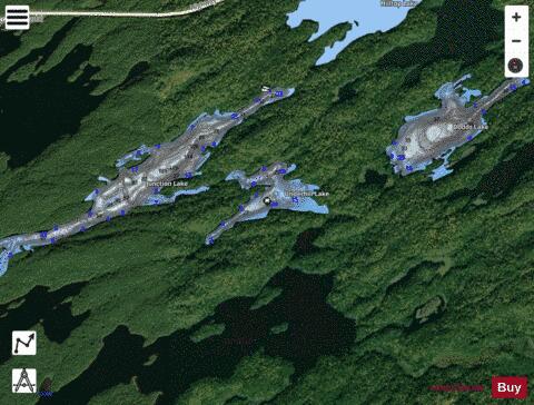 Underhill Lake depth contour Map - i-Boating App - Satellite