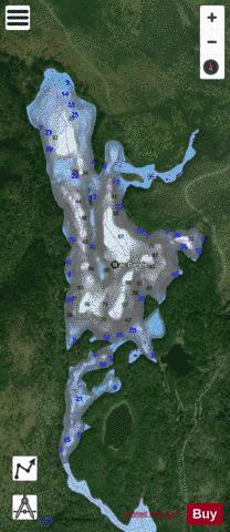 DARGIE depth contour Map - i-Boating App - Satellite