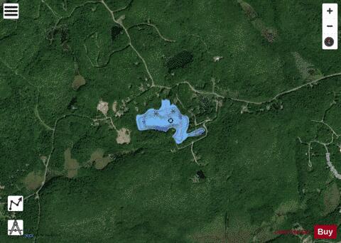 Lac Monaco depth contour Map - i-Boating App - Satellite