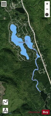 Lasalle Lac depth contour Map - i-Boating App - Satellite