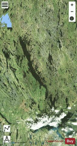 Lac Marcel / Outarde/ Lac Erlandson / Le Moyne depth contour Map - i-Boating App - Satellite