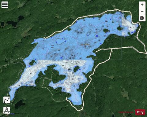 Louisa, Lac depth contour Map - i-Boating App - Satellite