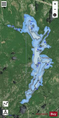 Desgly, Lac depth contour Map - i-Boating App - Satellite