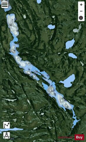 Ecluse, Lac de l' depth contour Map - i-Boating App - Satellite