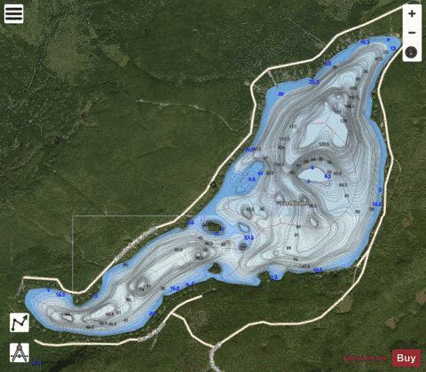 Nicolet, Lac depth contour Map - i-Boating App - Satellite