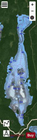 Froid, Lac depth contour Map - i-Boating App - Satellite