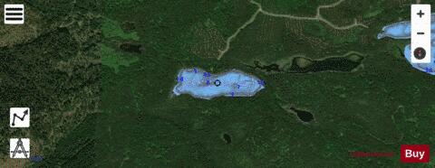 Gunn 3, Lac depth contour Map - i-Boating App - Satellite