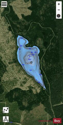 Joffre, Lac depth contour Map - i-Boating App - Satellite