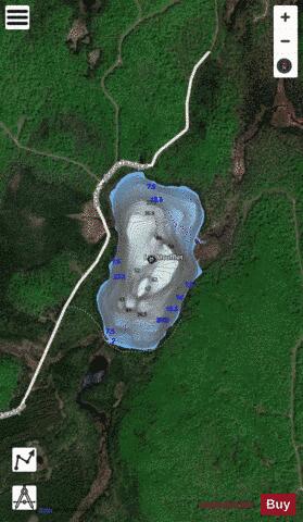 Moufflet, Lac depth contour Map - i-Boating App - Satellite