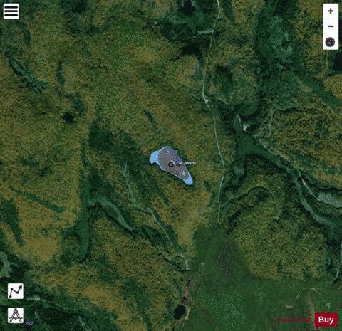Alcide, Lac depth contour Map - i-Boating App - Satellite