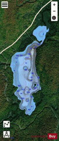 Sapin, Lac depth contour Map - i-Boating App - Satellite