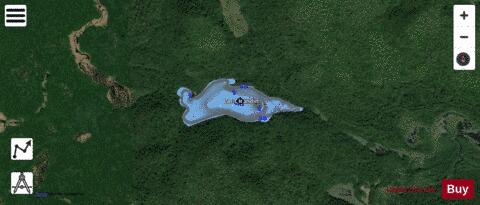 Girondin, Lac depth contour Map - i-Boating App - Satellite