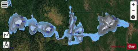 Saint-Louis, Lac depth contour Map - i-Boating App - Satellite