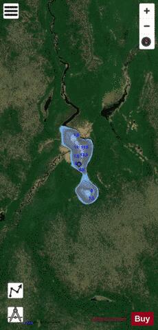 Philemon, Lac depth contour Map - i-Boating App - Satellite