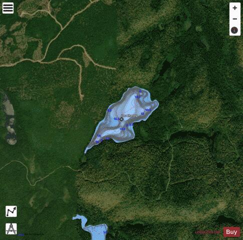 Chavoy, Lac depth contour Map - i-Boating App - Satellite