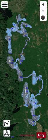 Libeau, Lac depth contour Map - i-Boating App - Satellite