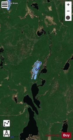 Prosper, Lac depth contour Map - i-Boating App - Satellite