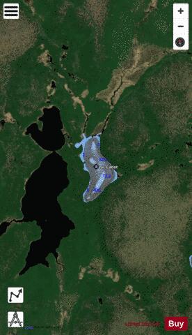 Cadot, Lac depth contour Map - i-Boating App - Satellite