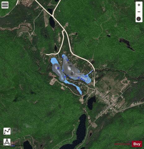 Bellemare, Lac depth contour Map - i-Boating App - Satellite