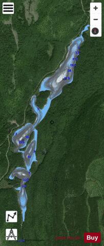 Tonnerre, Lac au depth contour Map - i-Boating App - Satellite