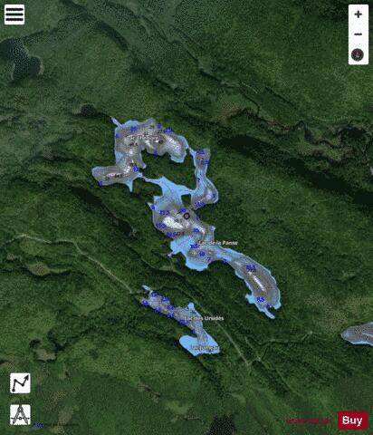 Cheriore, Lac depth contour Map - i-Boating App - Satellite