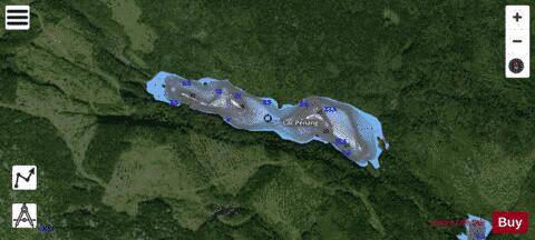 Penang, Lac depth contour Map - i-Boating App - Satellite