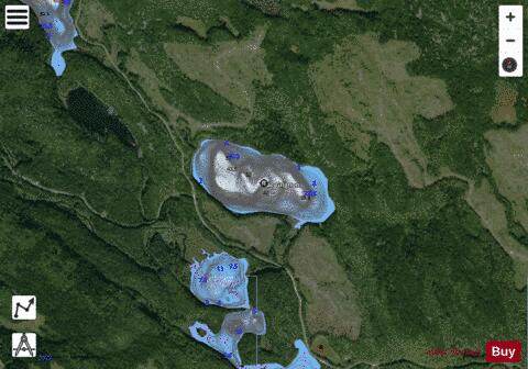 Grignon, Lac depth contour Map - i-Boating App - Satellite