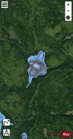 Poivre, Lac du depth contour Map - i-Boating App - Satellite