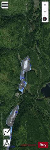 Regnieres, Lac a depth contour Map - i-Boating App - Satellite