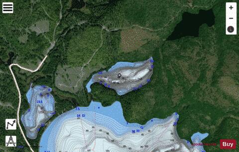Orignal, Lac l' depth contour Map - i-Boating App - Satellite