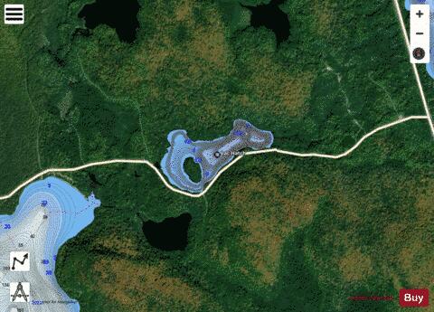 Hatch, Lac depth contour Map - i-Boating App - Satellite
