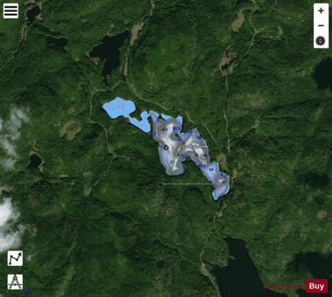 Trepanier, Lac depth contour Map - i-Boating App - Satellite