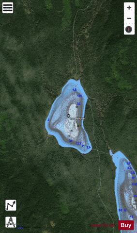 Nouvel, Lac depth contour Map - i-Boating App - Satellite