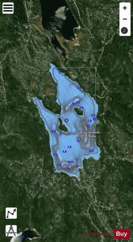 General-Tremblay, Lac du depth contour Map - i-Boating App - Satellite