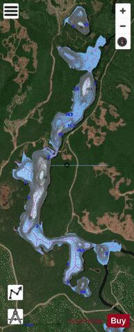Launiere, Lac depth contour Map - i-Boating App - Satellite