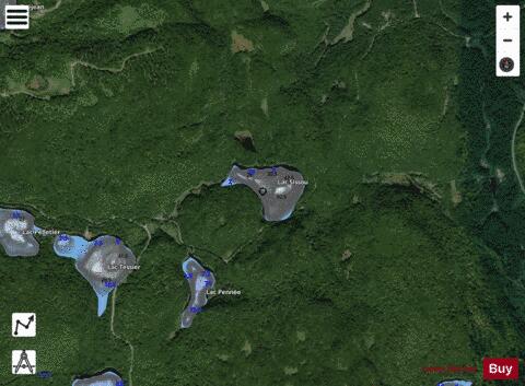 Sissou, Lac depth contour Map - i-Boating App - Satellite