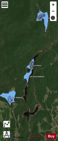Ianus, Lac depth contour Map - i-Boating App - Satellite