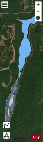 Dahous, Lac depth contour Map - i-Boating App - Satellite